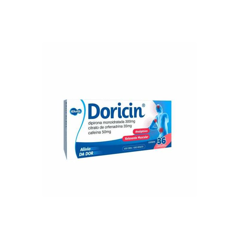 DORICIN COM 36 COMPRIMIDOS-EMS-