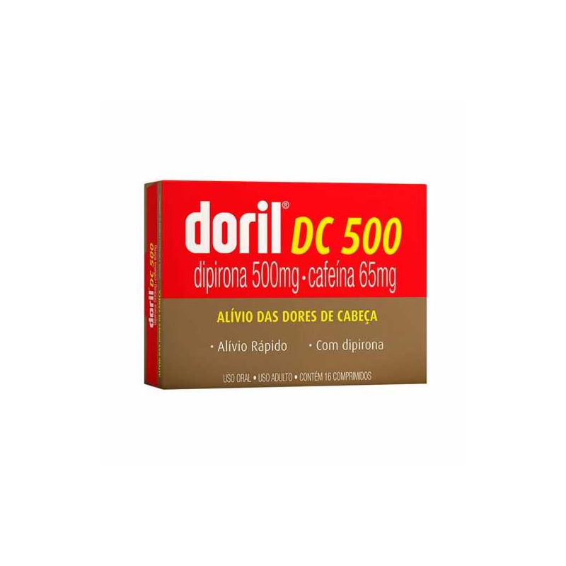 DORIL DC 500 COM 16 COMPRIMIDOS