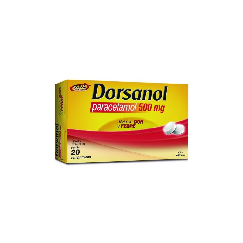 DORSANOL 500MG COM 20 COMPRIMIDOS- MULTILAB-/NOVAQUIMICA-