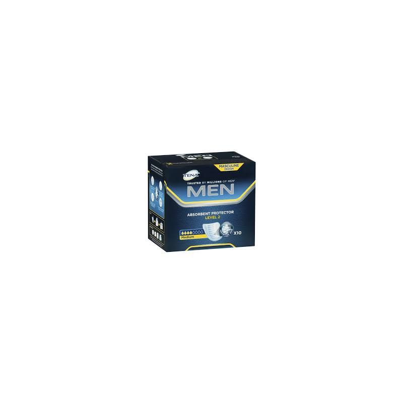 ABSORVENTE TENA LADY  MEN MEDIO COM 10 UNIDADES