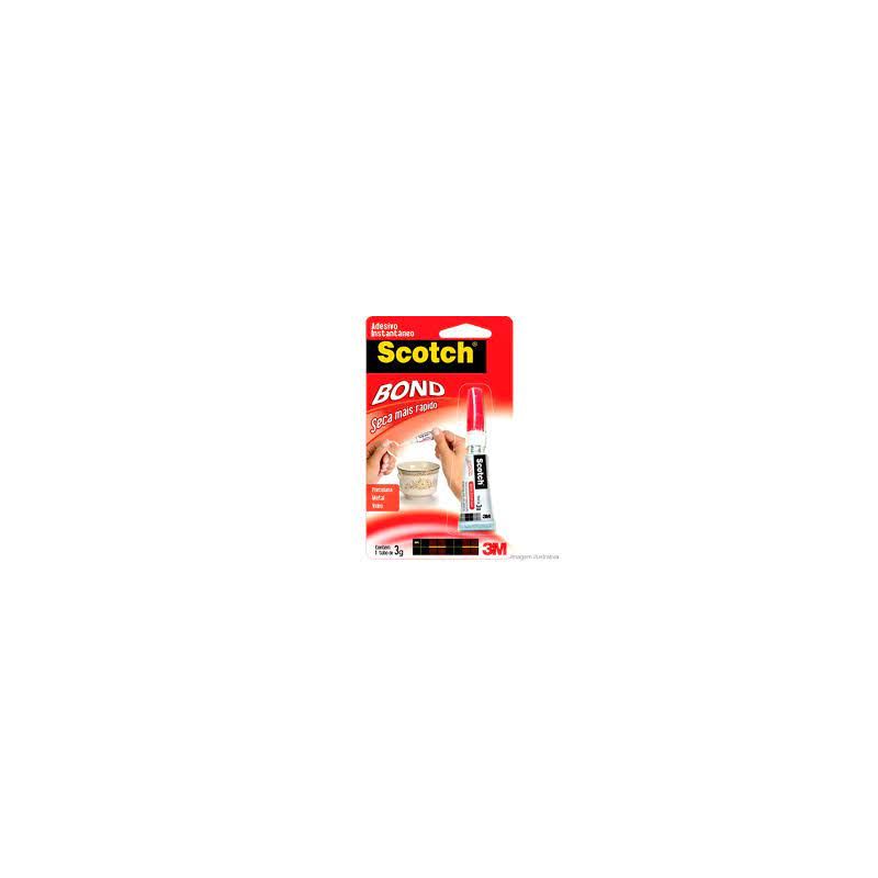 COLA ESTANTANIA SCOTCH BOND 3 GRAMAS I UNIDADE
