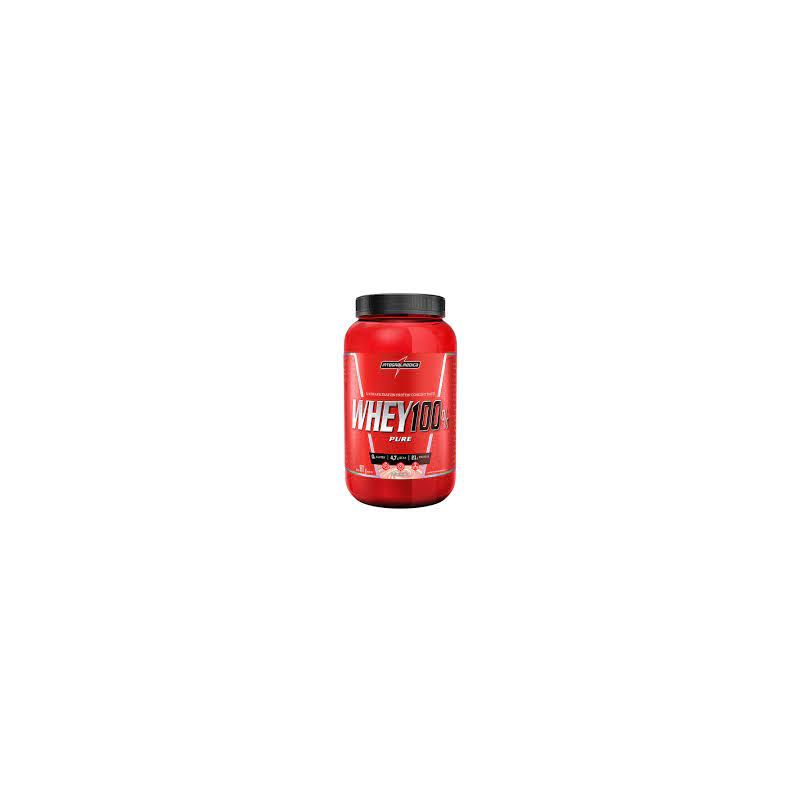 SUPER WHEY 100% PURE MORANGO POTE COM 907G