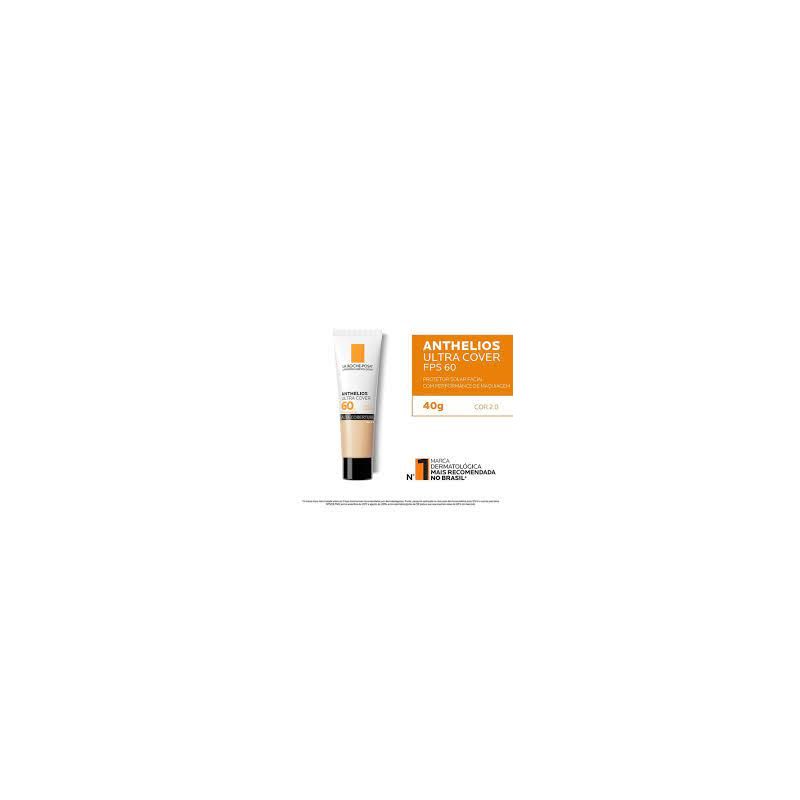 PROTETOR SOLAR FACIAL ANTHELIOS ULTRA COVER COR 2.0 FPS60 