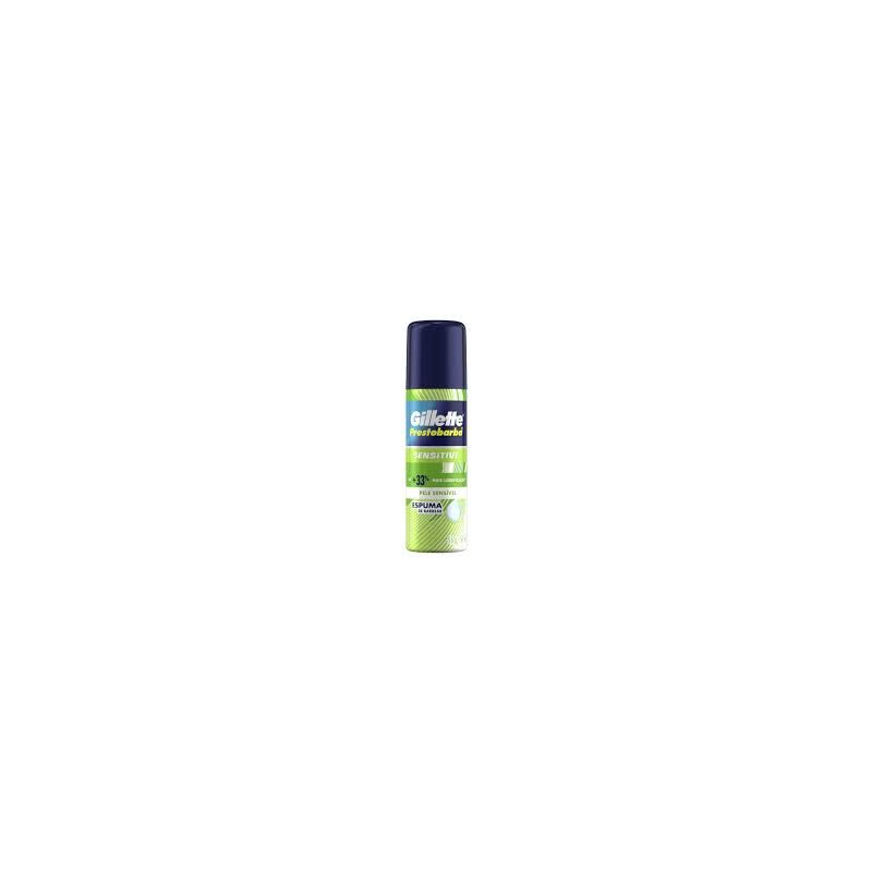 ESPUMA DE BARBEAR  PRESTOBARBA PELE SENSIVEL COM 56 GRAMAS