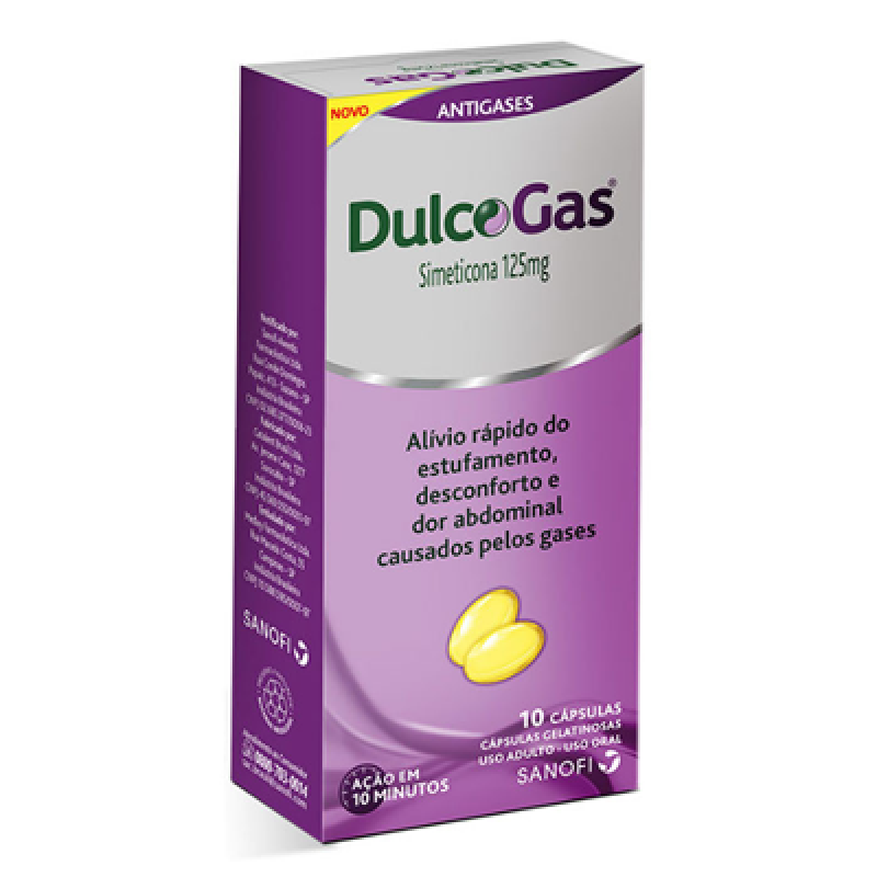 DULCOGAS 125MG C/10 COMPRIMIDOS