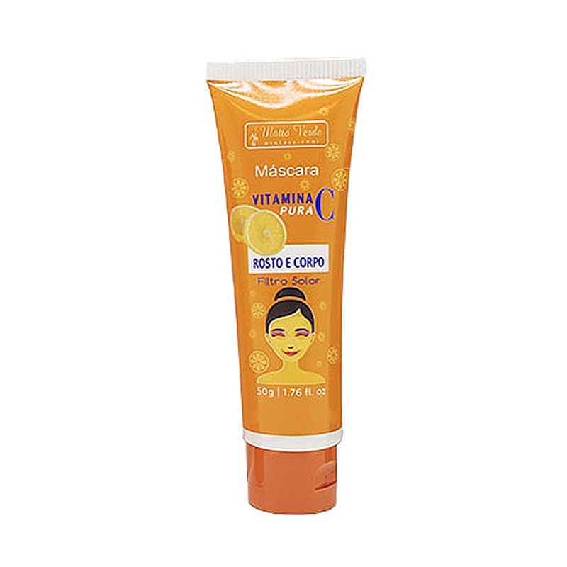 KISS MASCARA FACIAL VITAMINA C PURA MATTO VERDE 50G