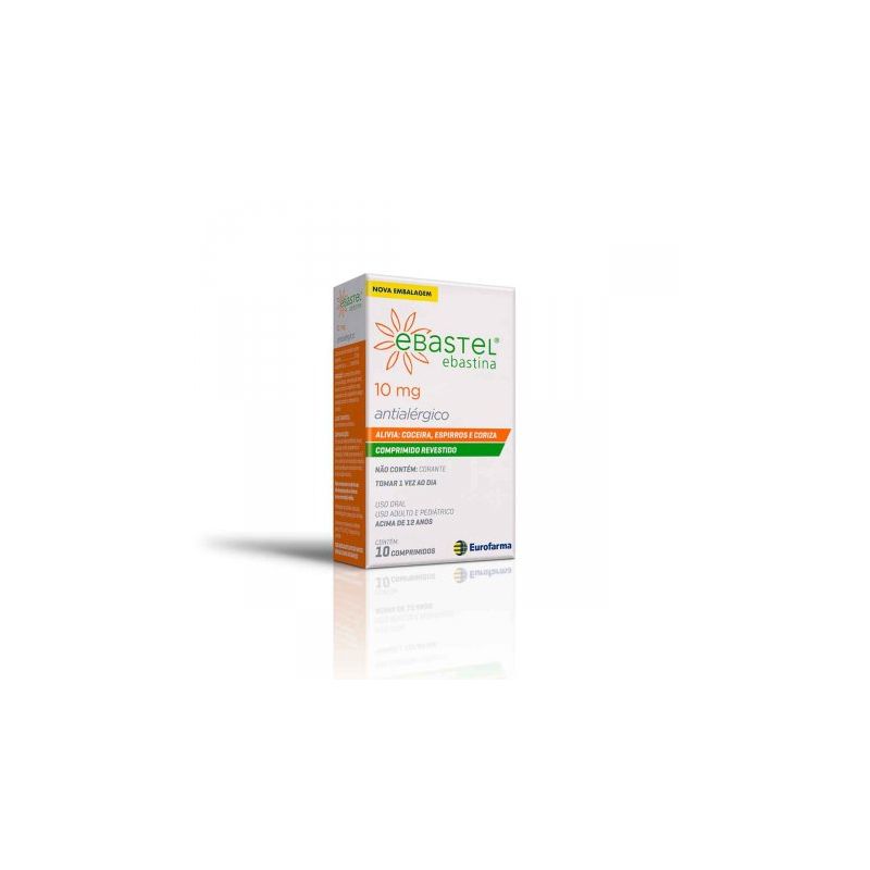 EBASTEL 10MG   COM 10 COMPRIMIDOS-EUROFARMA-