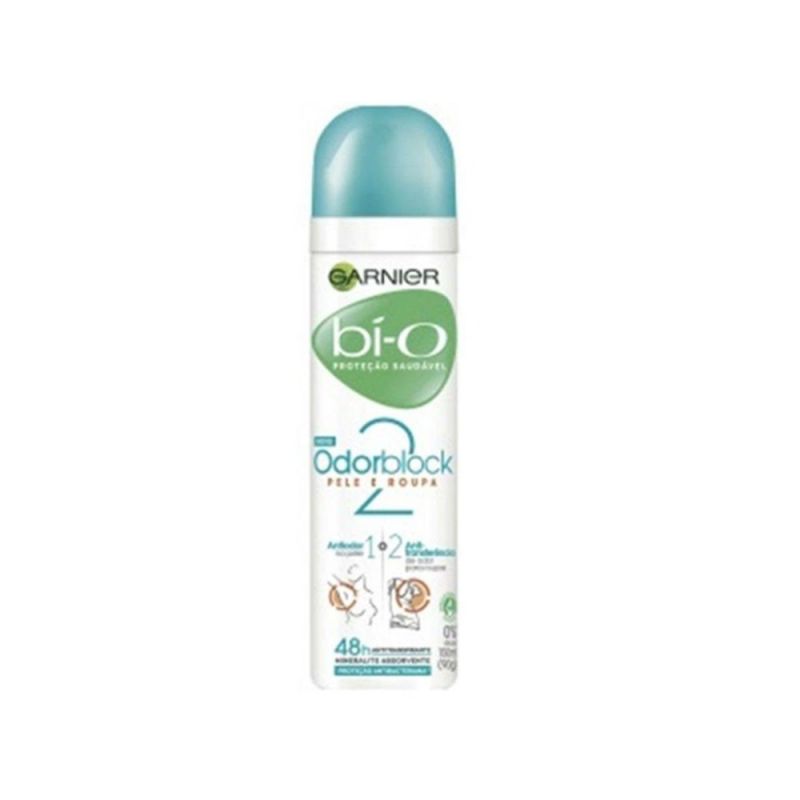 DESODORANTE AEROSOL GARNIER BI-O ODOR BLOCK FEMININO 150ML