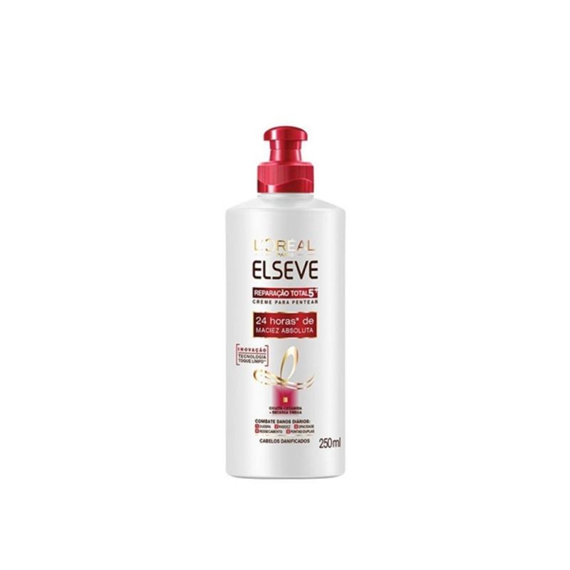 CREME PARA PENTEAR ELSÉVE REPARAÇÃO TOTAL 5+ 250ML 