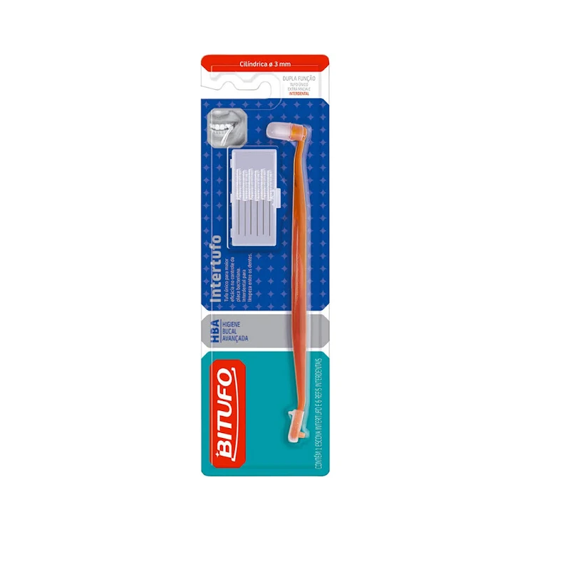 ESCOVA INTERDENTAL BITUFO INTERTUFO CILÍNDRICA 1UND
