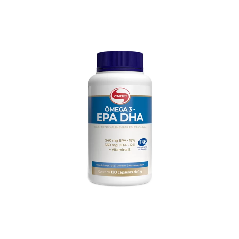 OMEGA 3 EPA E DHA 120 CAPSULAS 1G - VALIDADE 06/2026