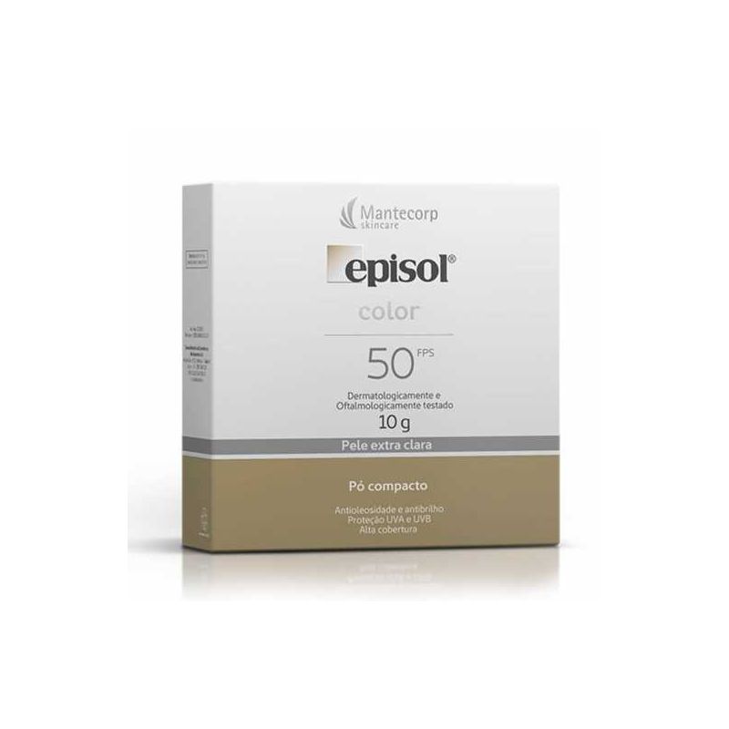 EPISOL COLOR BASE PÓ PELE EXTRA CLARA FPS 50 10G 