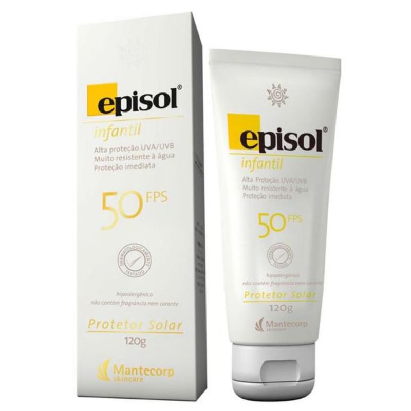 PROTETOR SOLAR EPISOL INFANTIL FPS50 120G 