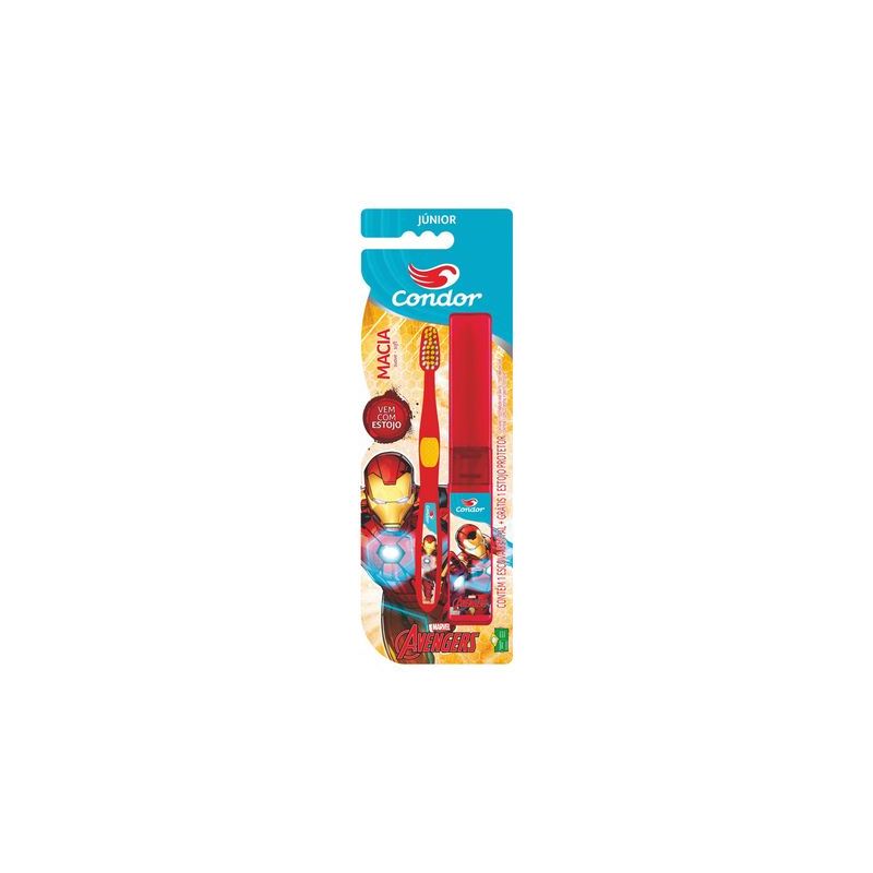 ESCOVA DENTAL CONDOR JUNIOR AVENGERS + ESTOJO