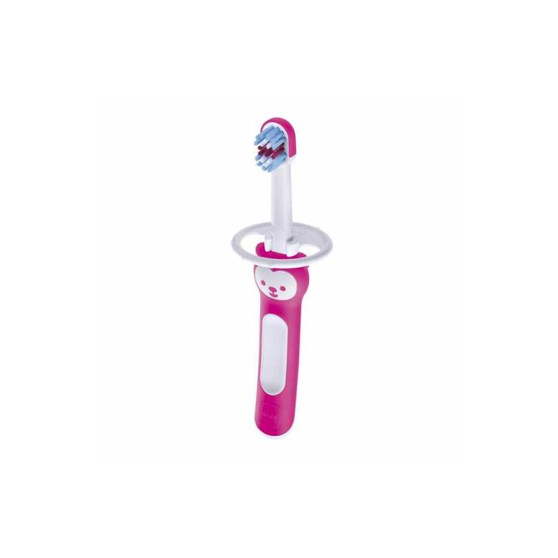 ESCOVA DE DENTE PARA BEBES MAM BABY BRUSH 6+ MESES ROSA