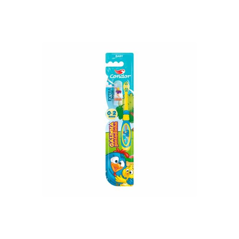 ESCOVA DENTAL INFANTIL CONDOR GALINHA PINTADINHA UNIDADE
