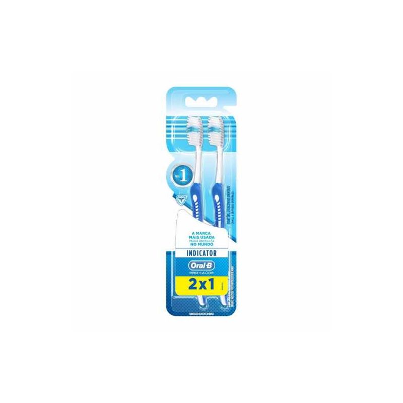 ESCOVA DENTAL ORAL-B INDICATOR 2 UNIDADES