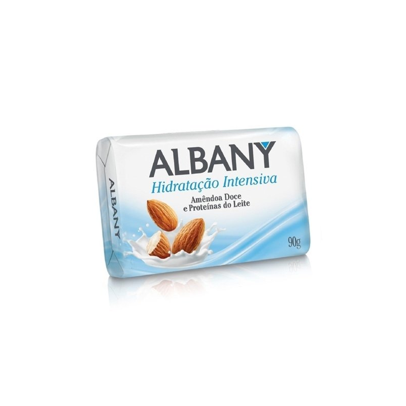 SABONETE EM BARRA ALBANY AMÊNDOA DOCE 85G