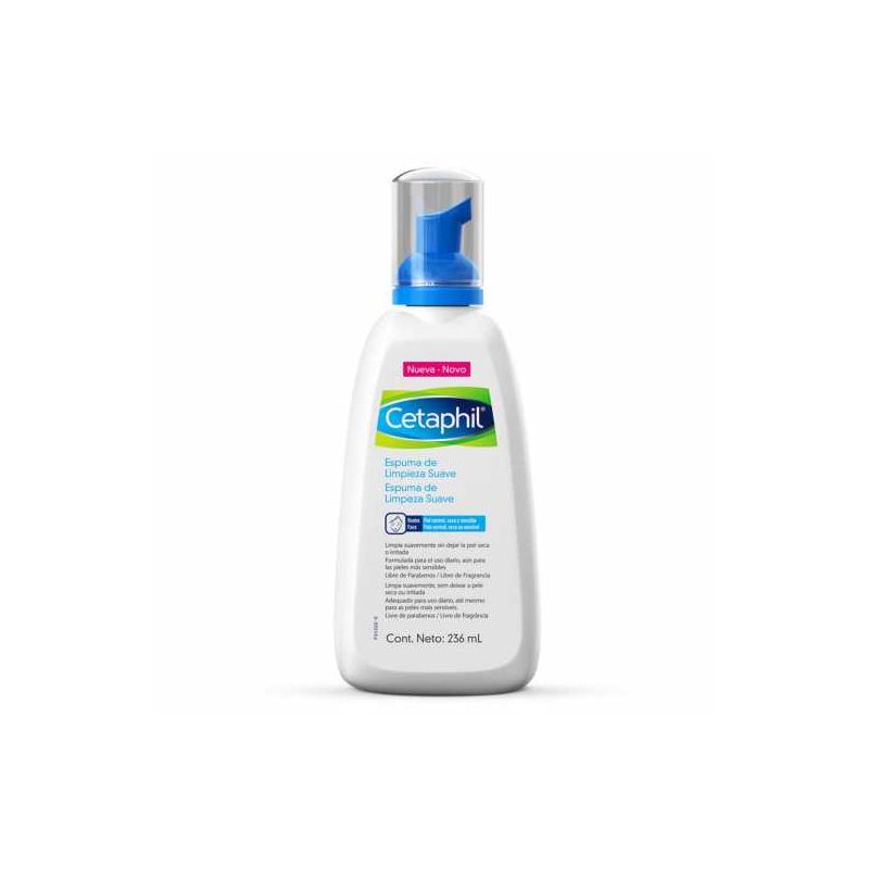 CETAPHIL ESPUMA DE LIMPEZA SUAVE 236ML
