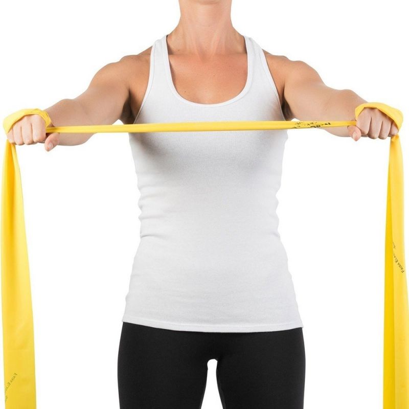 FAIXA ELASTICA EXERCICIO MERCUR AMARELA 1,5 M
