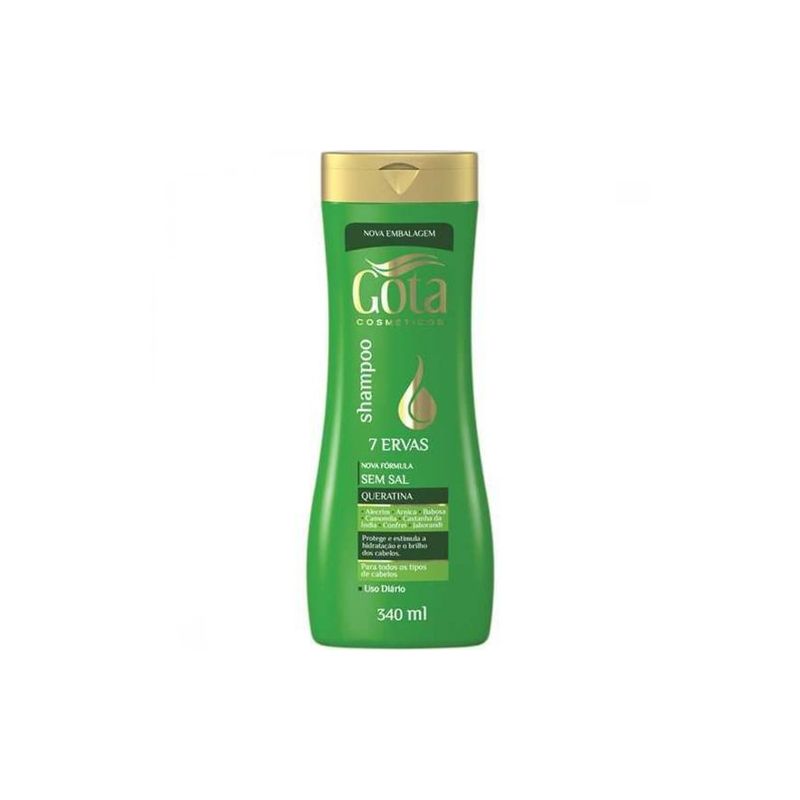 SHAMPOO GOTA DOURADA 7 ERVAS 340ML