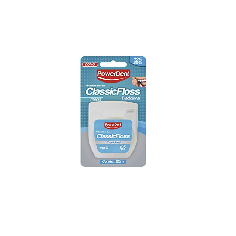 FIO DENTAL CLASSICFLOSS TRADICIONAL COM CERA 125M 