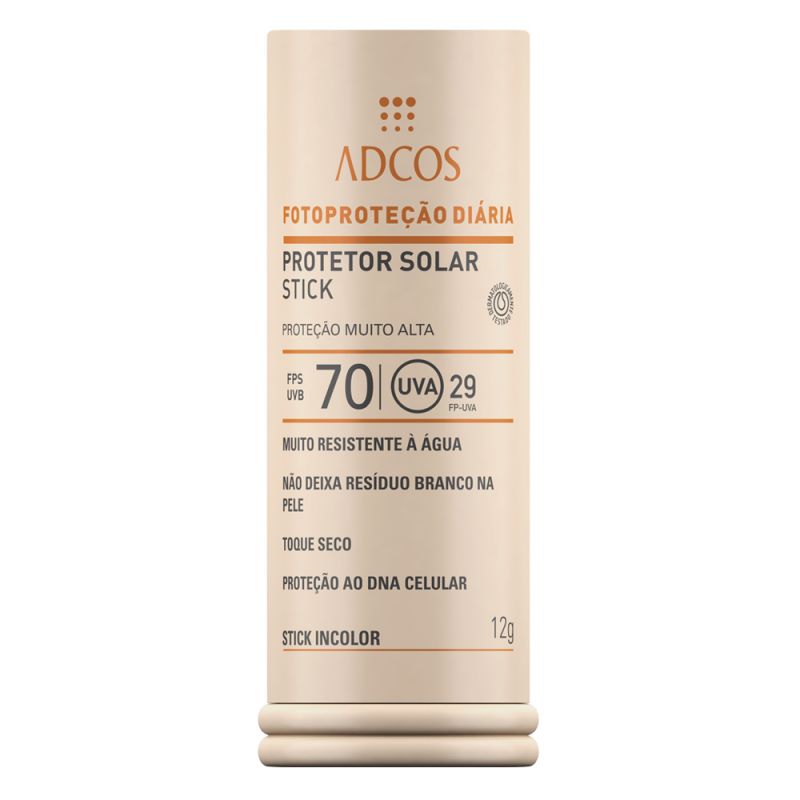 ADCOS PROTETOR SOLAR STICK  FPS70 12G