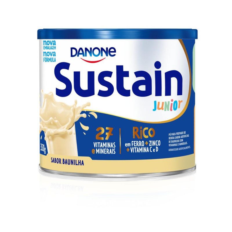 SUSTAIN JUNIOR SABOR BAUNILHA 350G