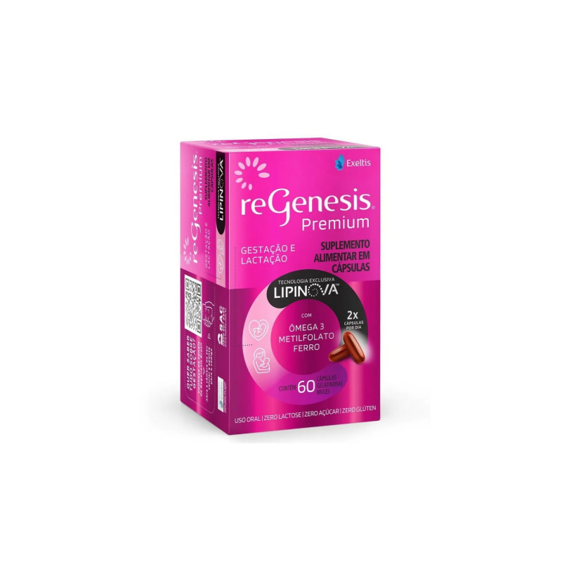 REGENESIS PREMIUM COM 60 CÁPSULAS GELATINOSAS MOLES