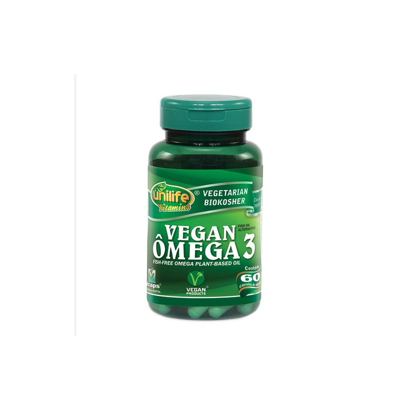 OMEGA 3 VEGAN 480 MG COM 60 CAPSULAS UNILIFE