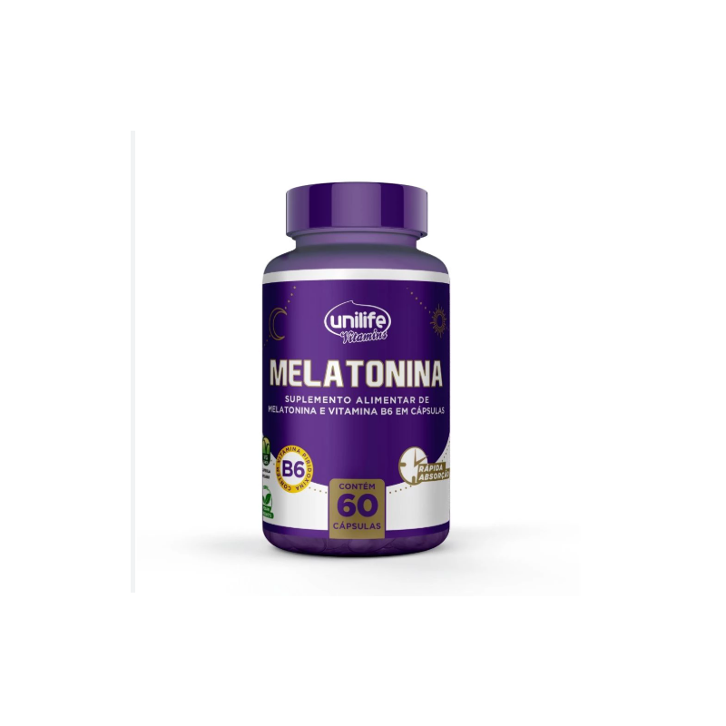 MELATONINA 350 MG COM 60 CAPSULAS UNILIFE
