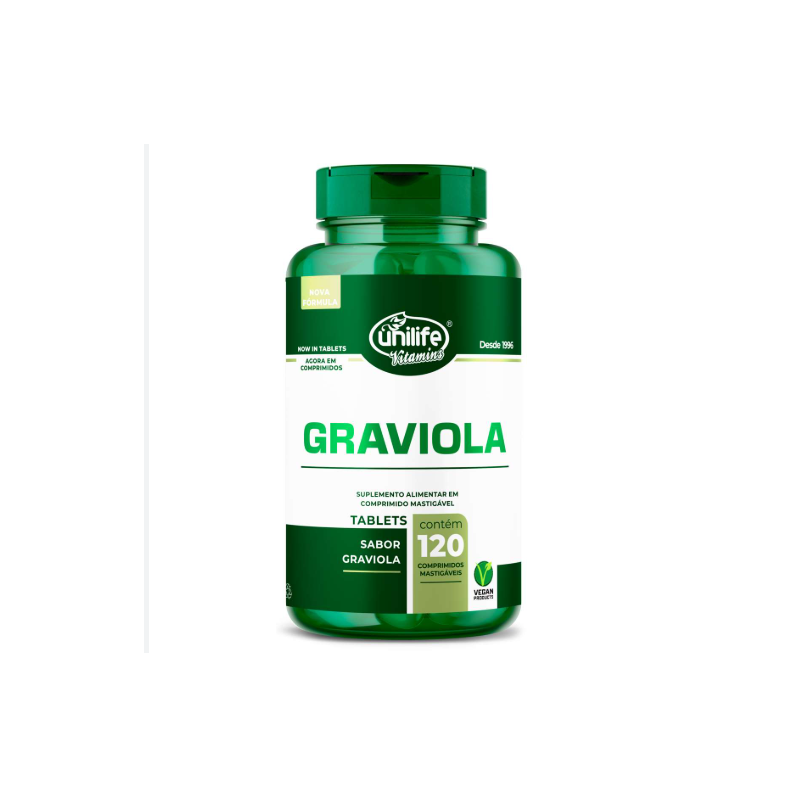 GRAVIOLA 1000MG COM 120 COMPRIMIDOS