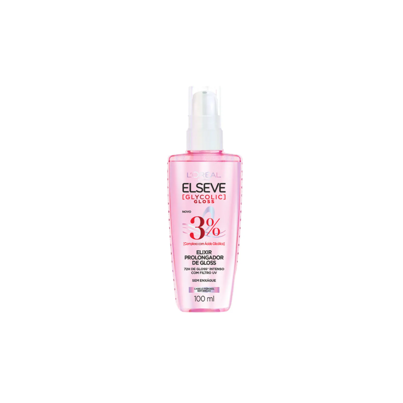SERUM CAPILAR ELSEVE GLYCOLIC GLOSS 3% COM 100ML