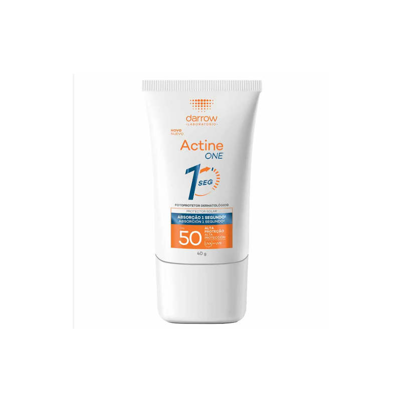 PROTETOR SOLAR FACIAL DARROW ACTINE SE COR FPS50 COM 40G