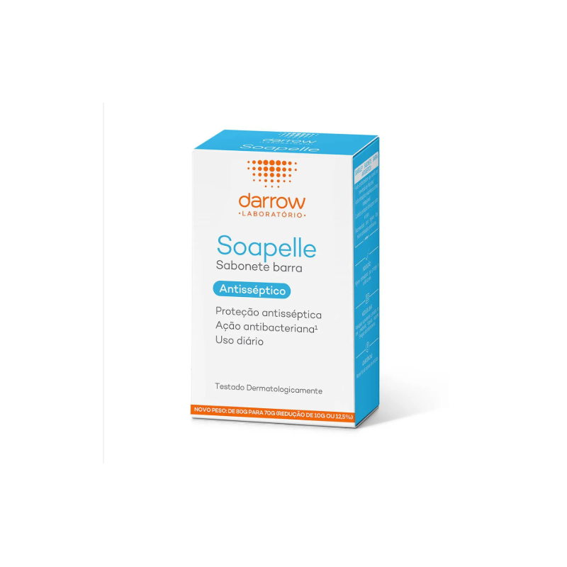 SABONETE EM BARRA ANTISSEPTICO DARROW SOAPELLE 70G