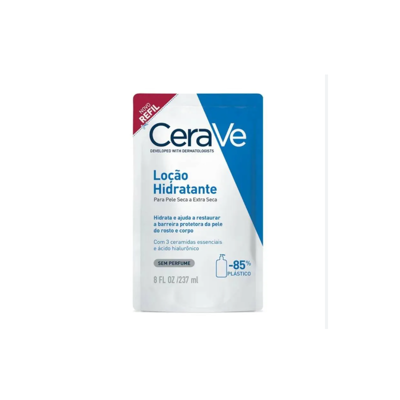 LOÇÃO HIDRATANTE CERAVE PELE SECAS E EXTRAS SECA REFIL 237ML