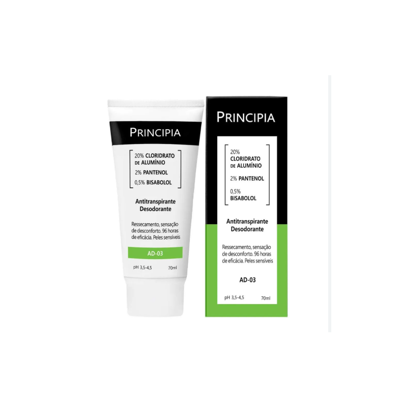 ANTITRANSPIRANTE PRINCIPIA SEM FRAGANCIA  AD-03 70ML