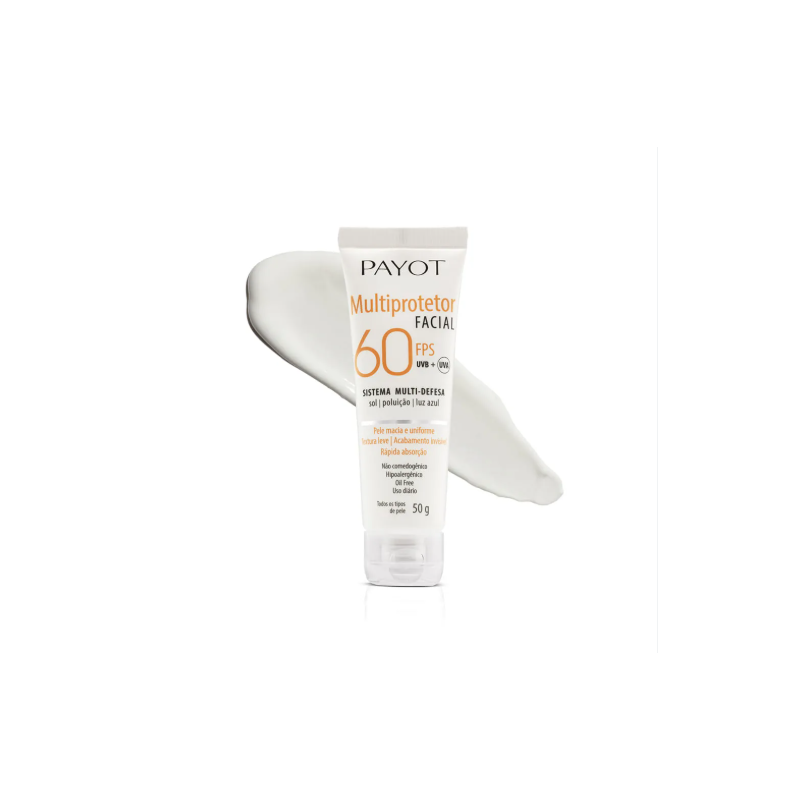 PROTETOR SOLAR FACIAL PAYOT FPS 60 MULTIPROTETOR-50G