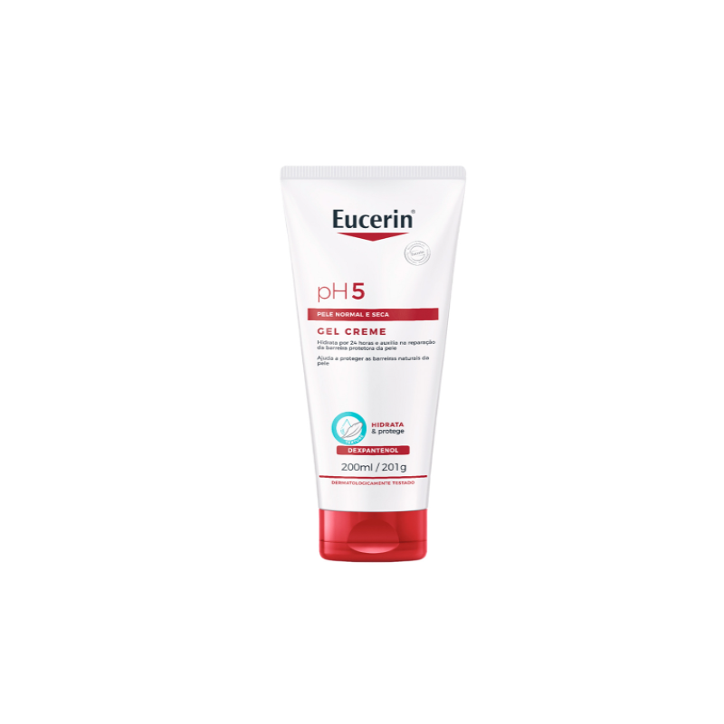 GEL CREME HIDRATANTE EUCERIN PH5 PELE SECA 200ML