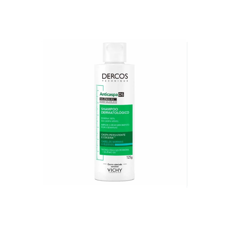 SHAMPOO DERCOS Ds ANTICASPA CABELOS NORMAIS E OLEOSOS 125G