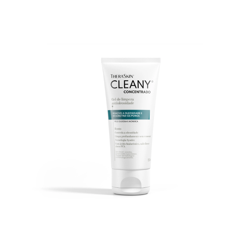 GEL DE LIMPEZA FACIAL ANTIOLEOSIDADE CLEANY CONCENTRADO 150G - VALIDADE 08/2026
