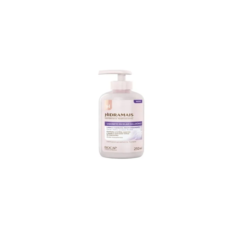 SABONETE LIQUIDO FACIAL MICELAR ACIDO HIALORONICO 250ML