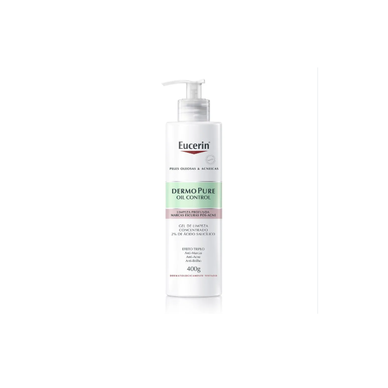 GEL DE LIMPEZA FACIAL EUCERIN DERMO PURE CONCENTRADO 400G