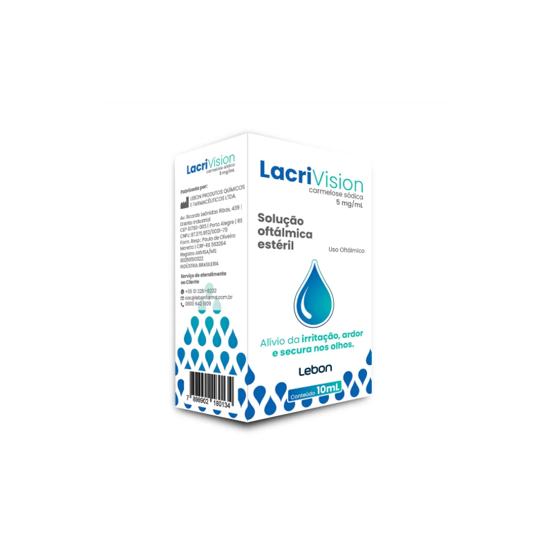 LACRIVISION 5ML SOLUÇÃO OFTALMICA 10ML