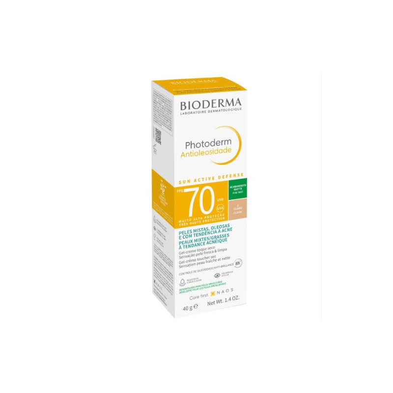 BIODERMA PHOT ANTIOLEOSIDADE ACTIVE DEFENSE 70 COR 2 40G