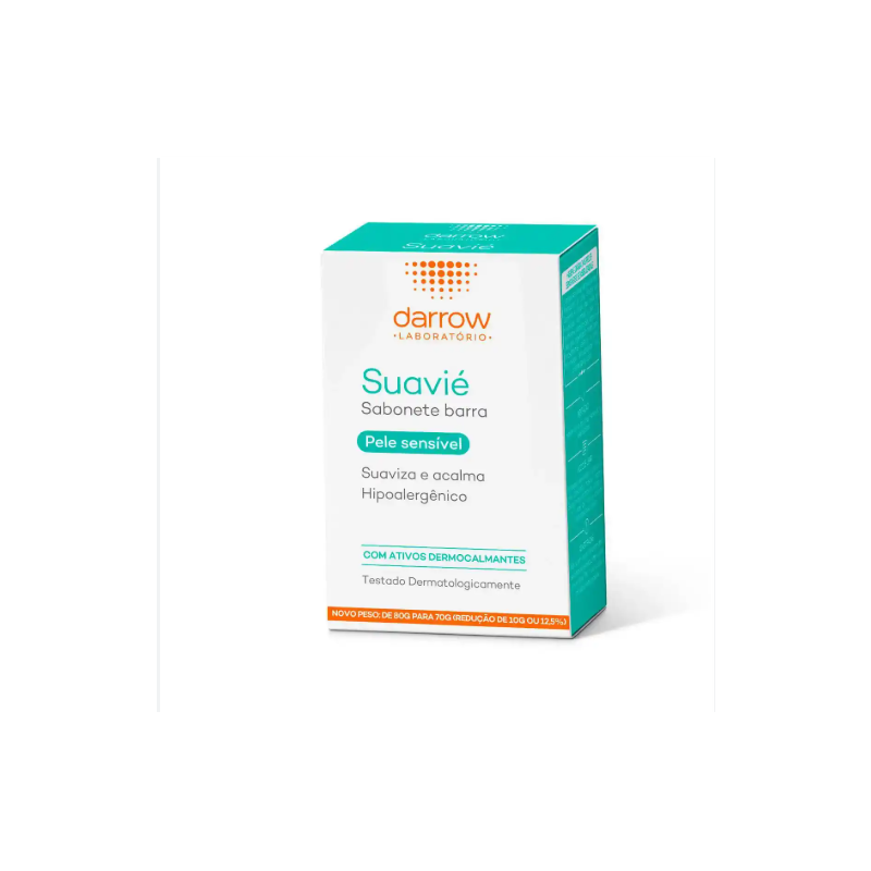 SABONETE EM BARRA SUAVIE PELE SENSIVEL COM 70G