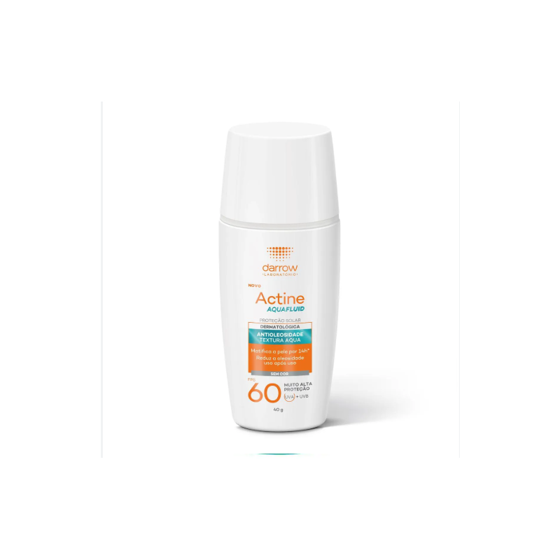 PROTETOR SOLAR ACTINE AQUAFLUID FPS60 SEM COR 40GPOU - VALIDADE 08/2026