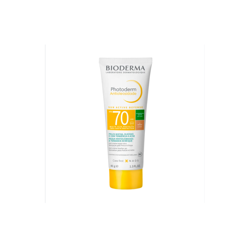 GEL CREME BIODERM PHOTODERM ANTIOLEOSIDADE FPS70 3 MEDIO 40G