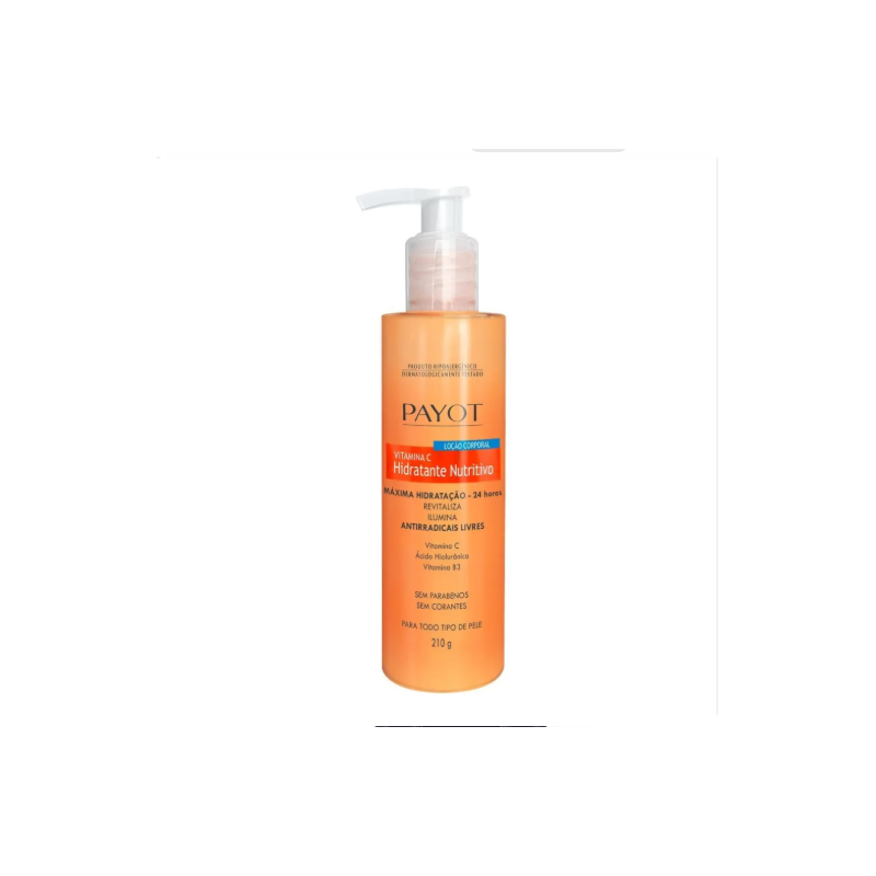 LOÇÃO CORPORAL PAYOT VITAMINA C COM 210G