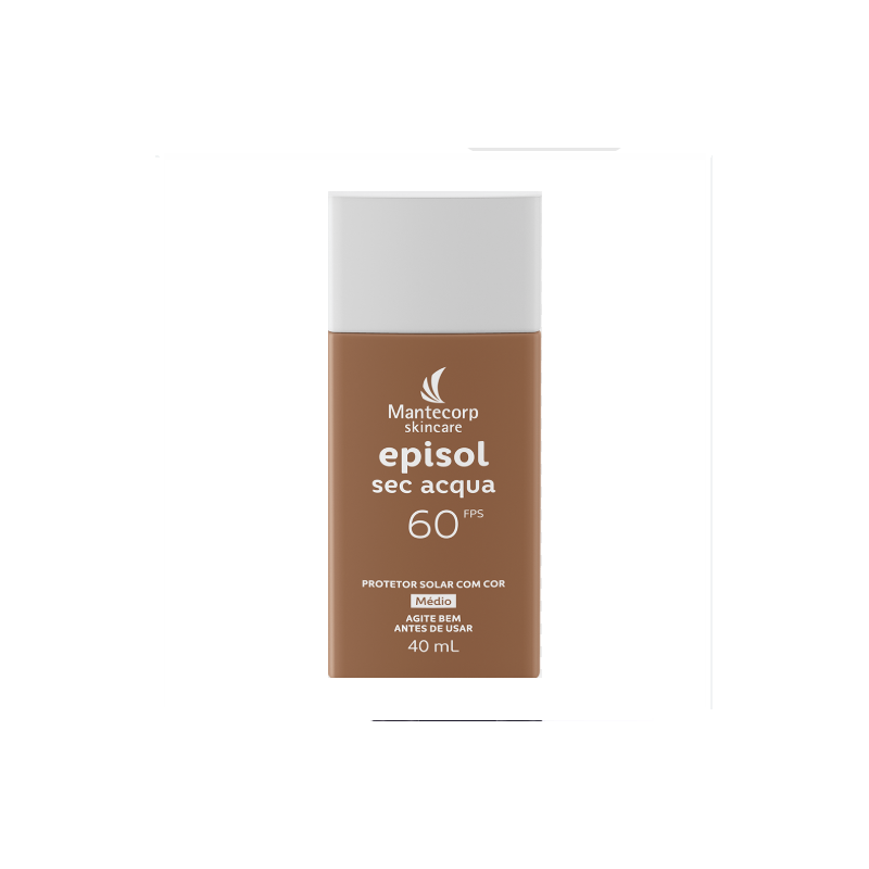 PROTETOR SOLAR FACIL EPISOL SEC ACQUA FPS60 COR MEDIA 40ML